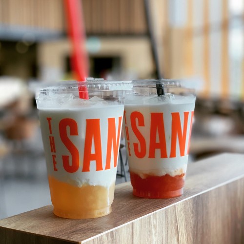 【NEW DRINK】WHITE PEACH MILK﻿　RED GRAPEFRUIT MILK﻿