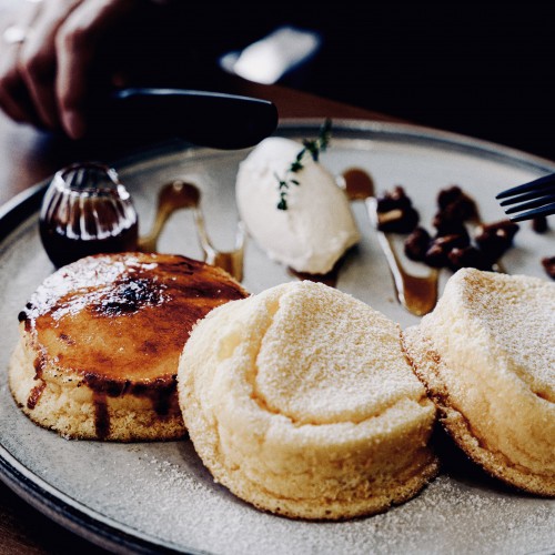 SOUFFLE CHEESE PANCAKE